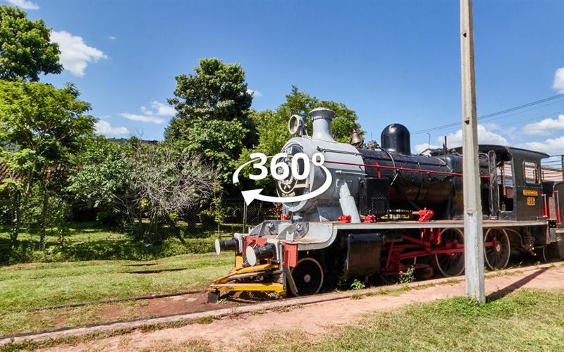Railway museum in Sapucái